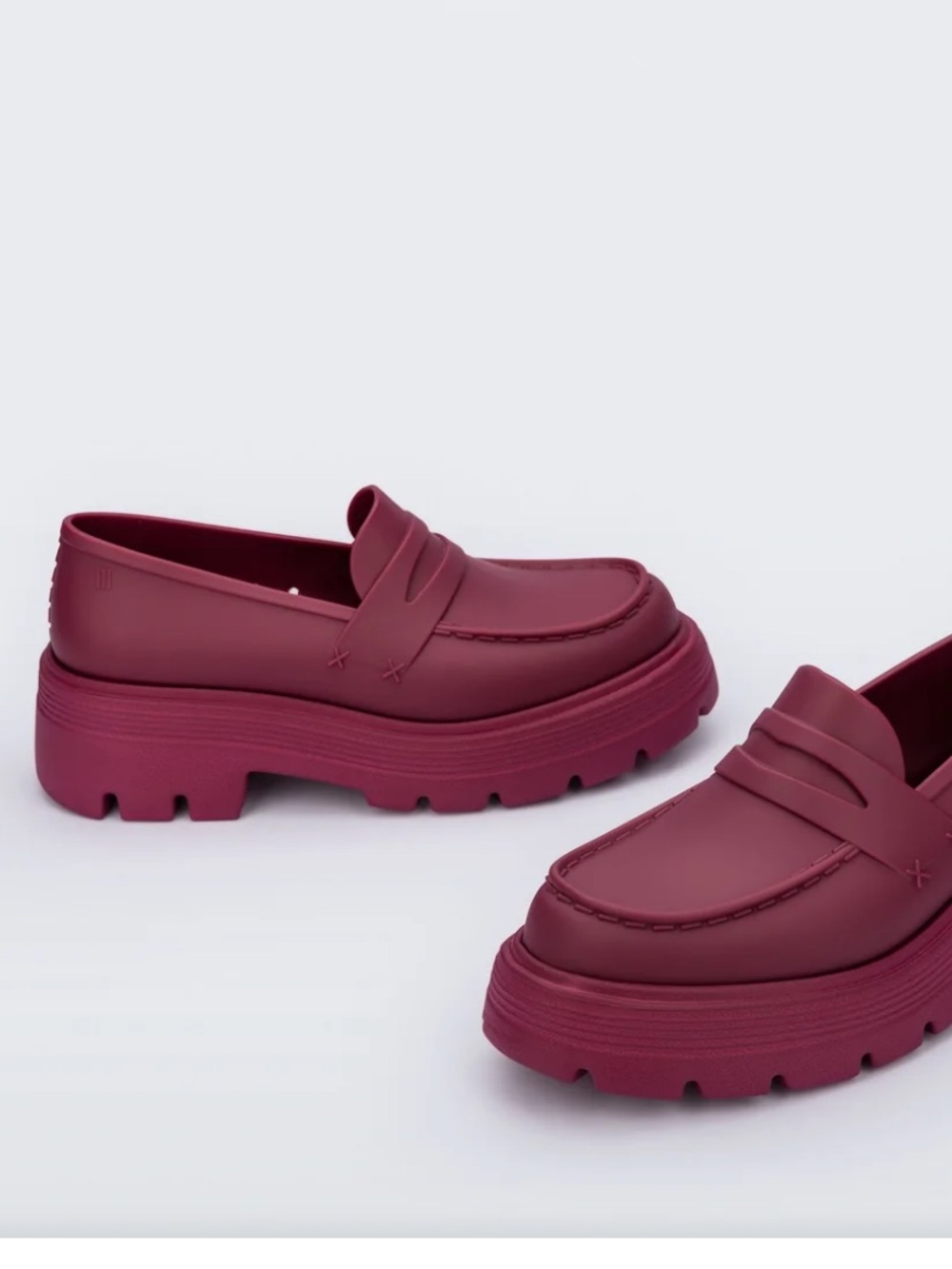Melissa Women's Royal Loafers in Bordeaux
